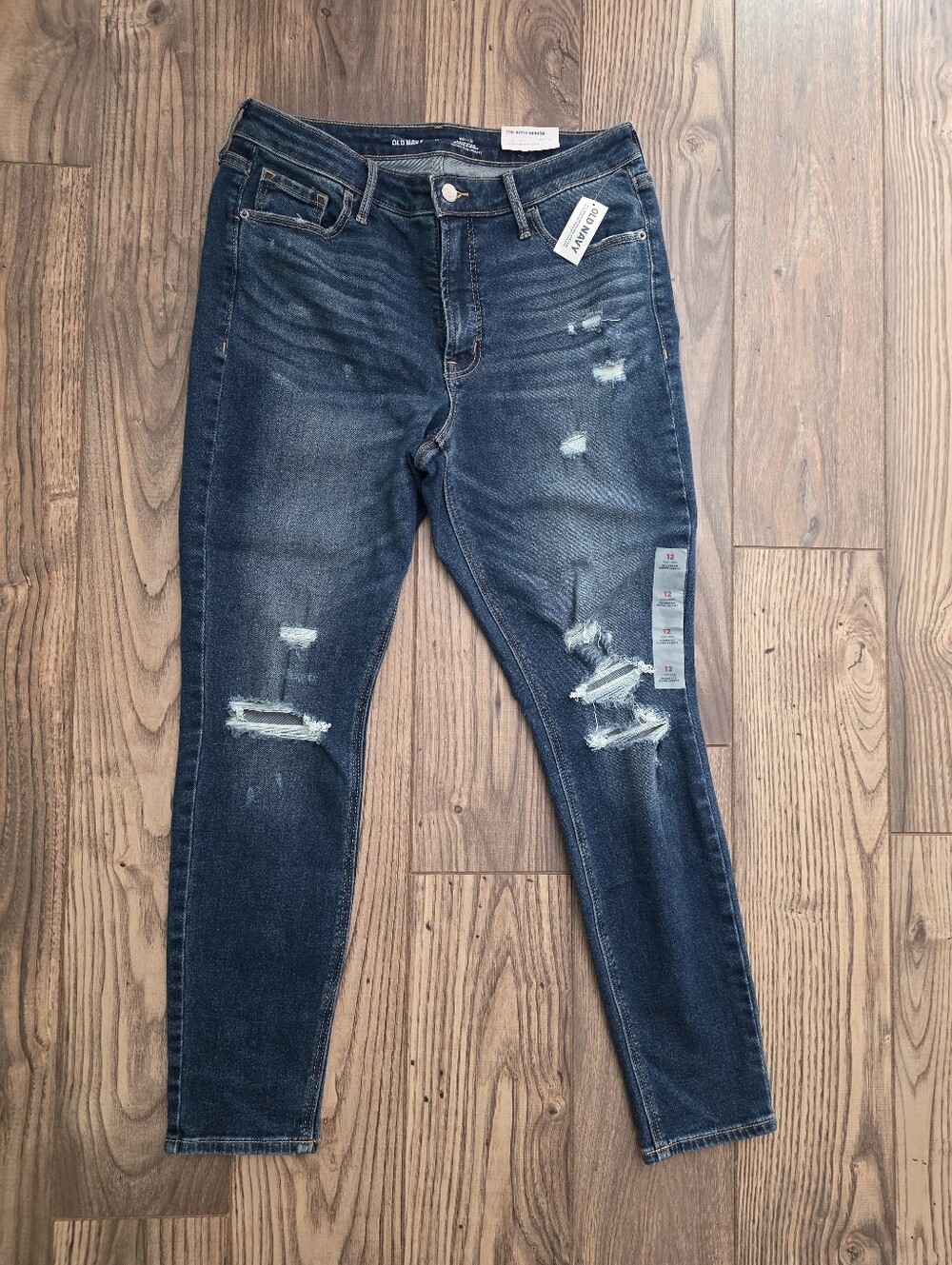 Old Navy High Rise Rockstar Super Skinny Size 12 NWT